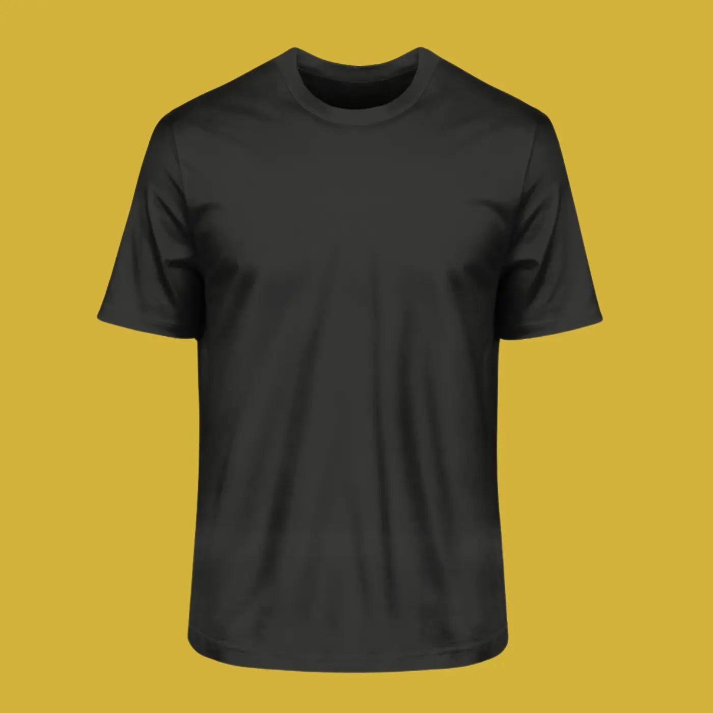 Herren Premium Bio T-Shirt von Piranha Outdoor aus Bio-Baumwolle Organic Cotton in Farbe Schwarz