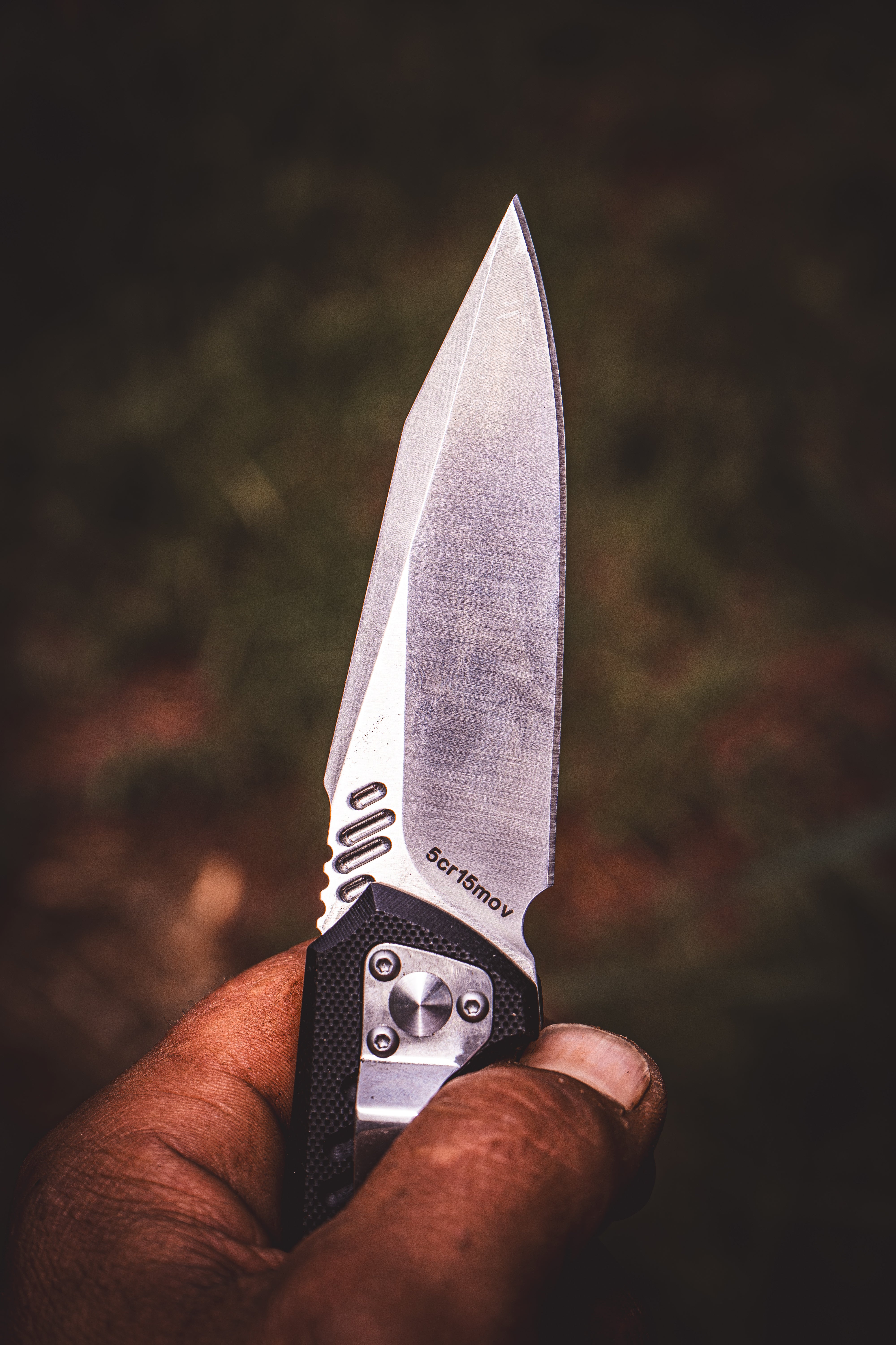 Outdoor folding knife Belleza silver