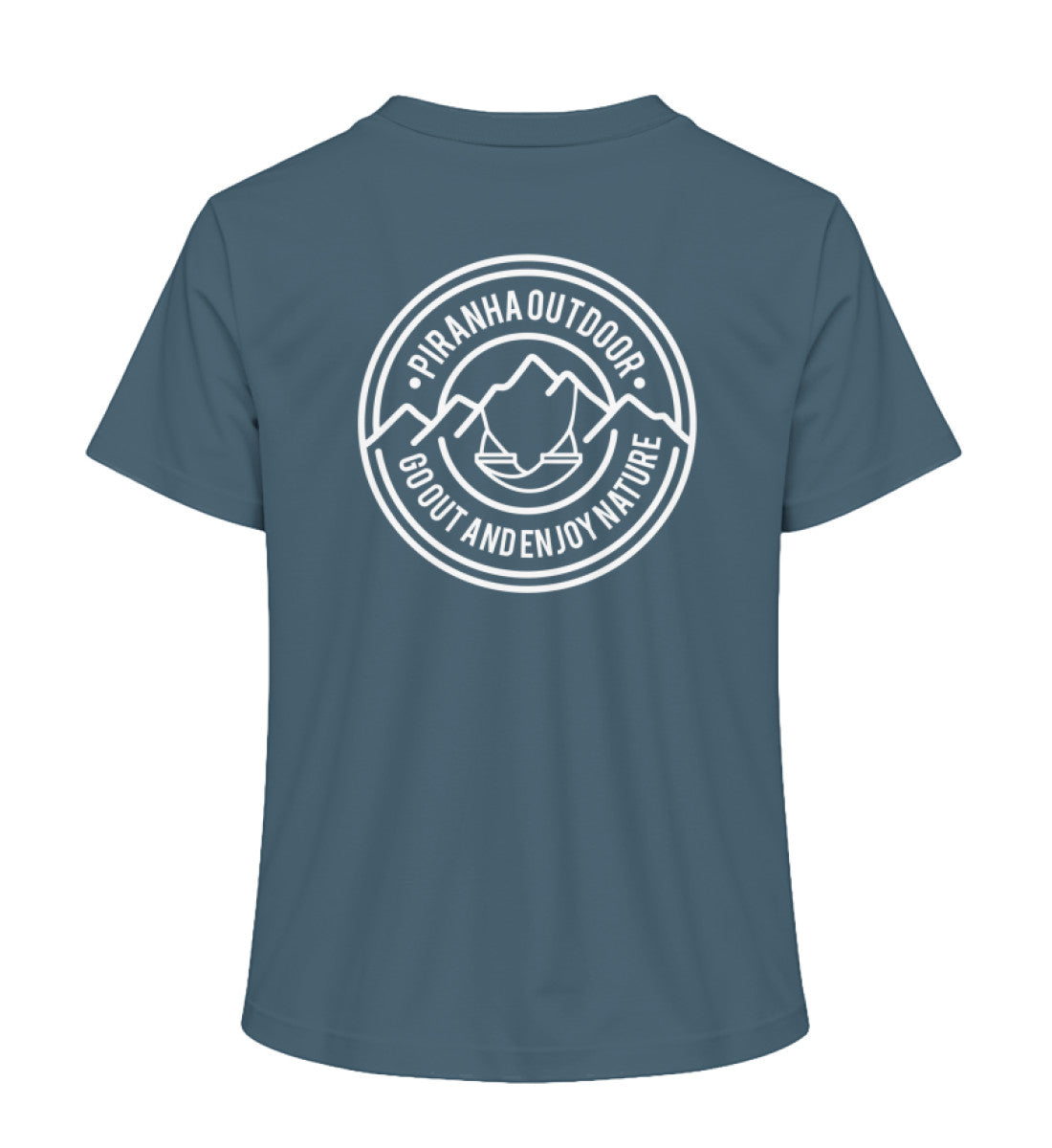Piranha Outdoor Erlebe Natur - Damen Premium Bio T-Shirt in Farbe Stargazer
