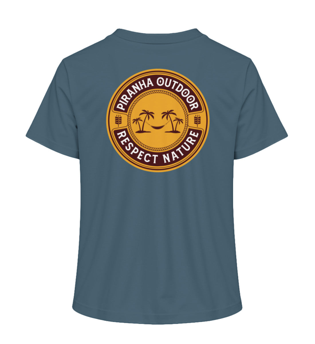 Piranha Outdoor Magische Tropen - Damen Premium Bio T-Shirt in Farbe Stargazer