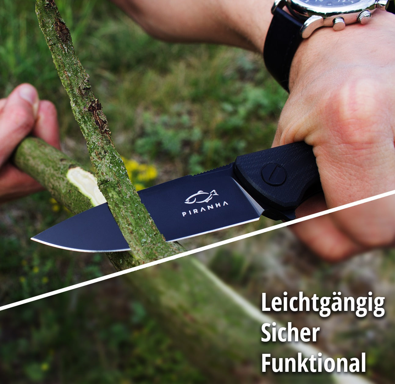 Outdoor folding knife Belleza Black