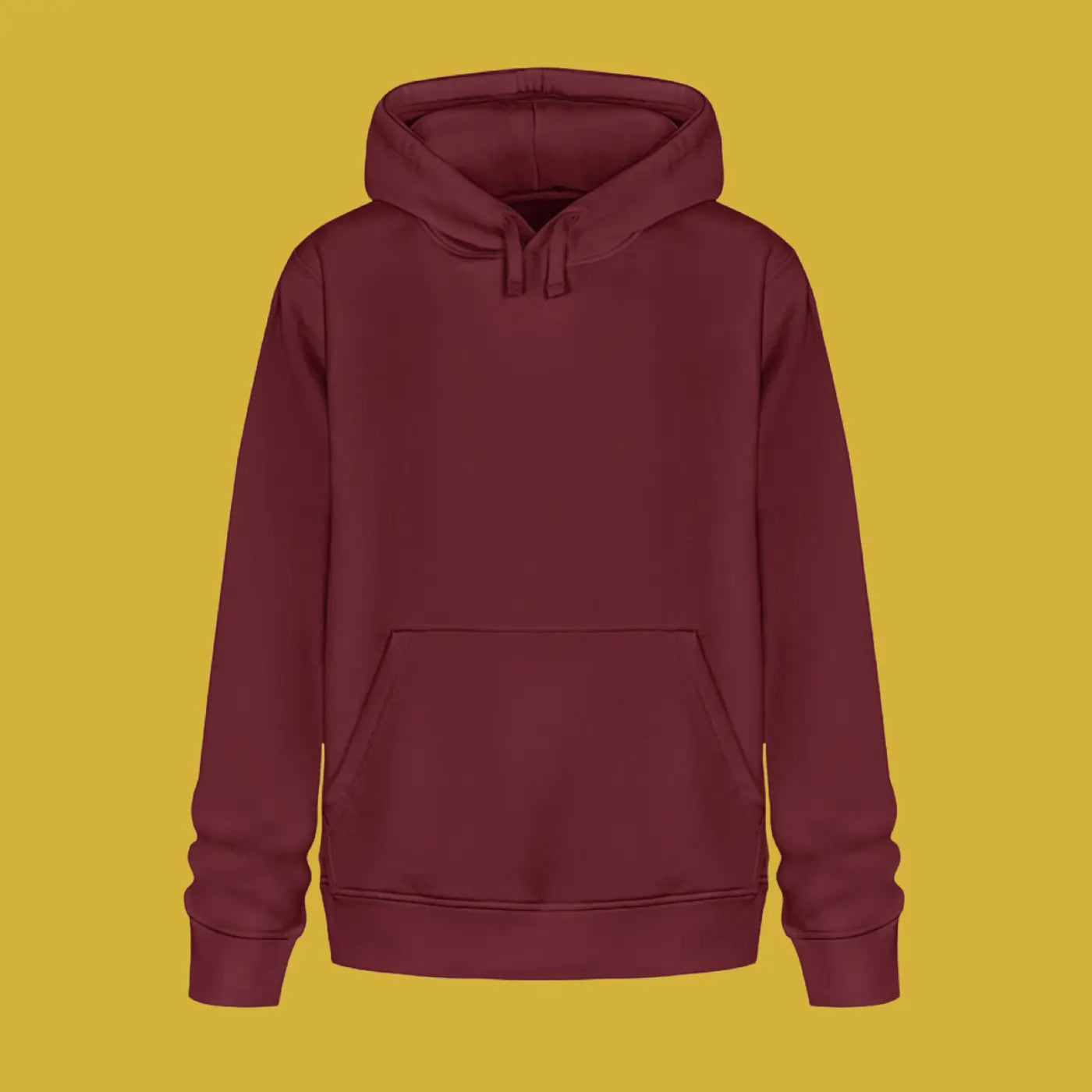 Unisex Bio Hoodie von Piranha Outdoor aus Bio-Baumwolle Organic Cotton in Farbe Burgundy