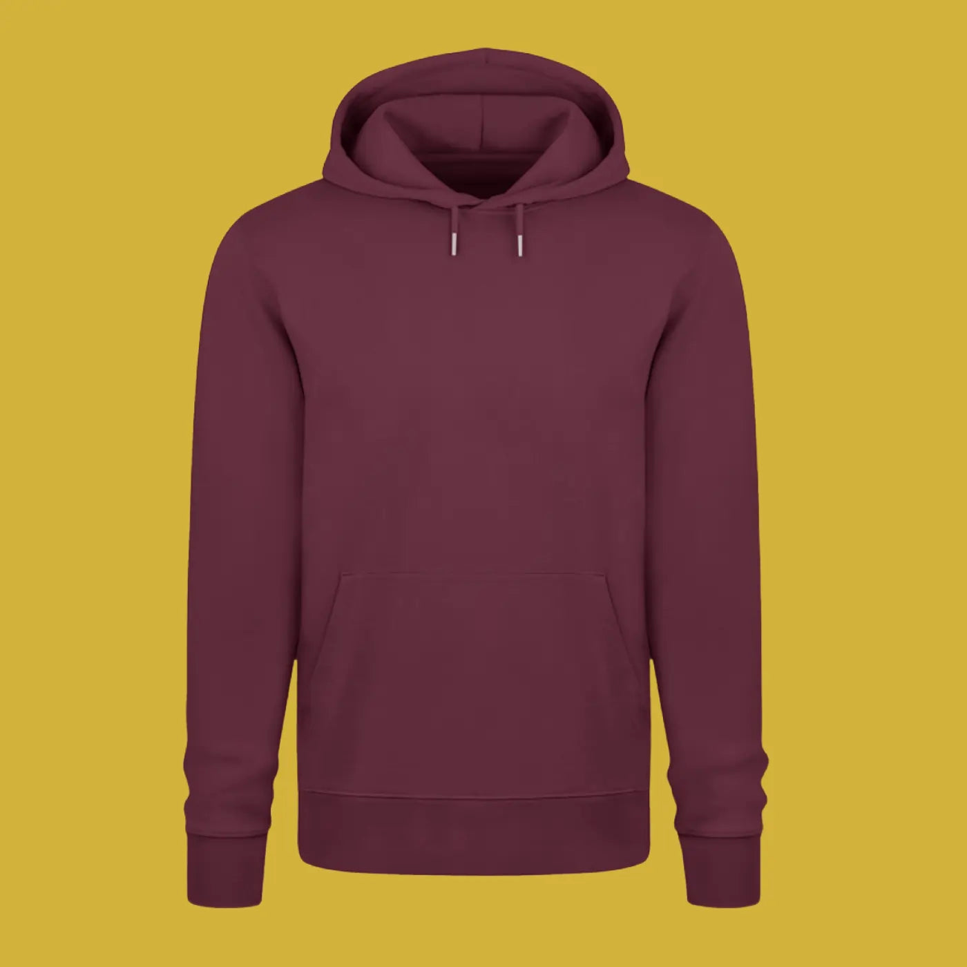 Unisex Premium Bio Hoodie von Piranha Outdoor aus Bio-Baumwolle Organic Cotton in Farbe Burgundy