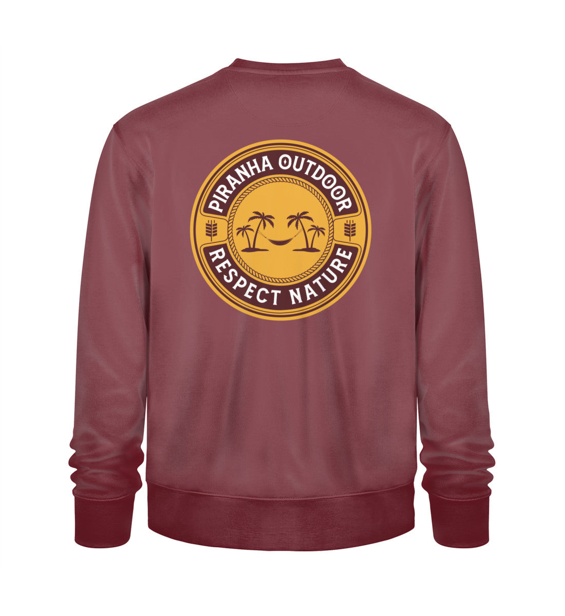 piranha-outdoor-magische-tropen-changer-sweatshirt-2-0-st-st Burgundy-6974