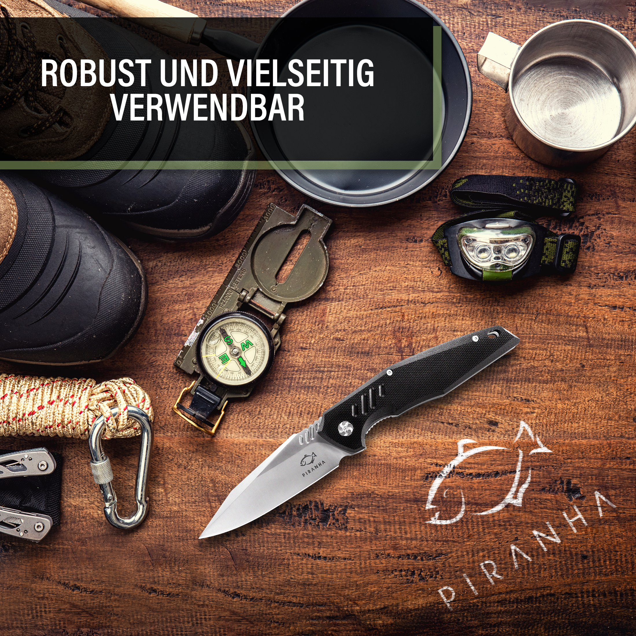 Outdoor pocket knife Activo Silver