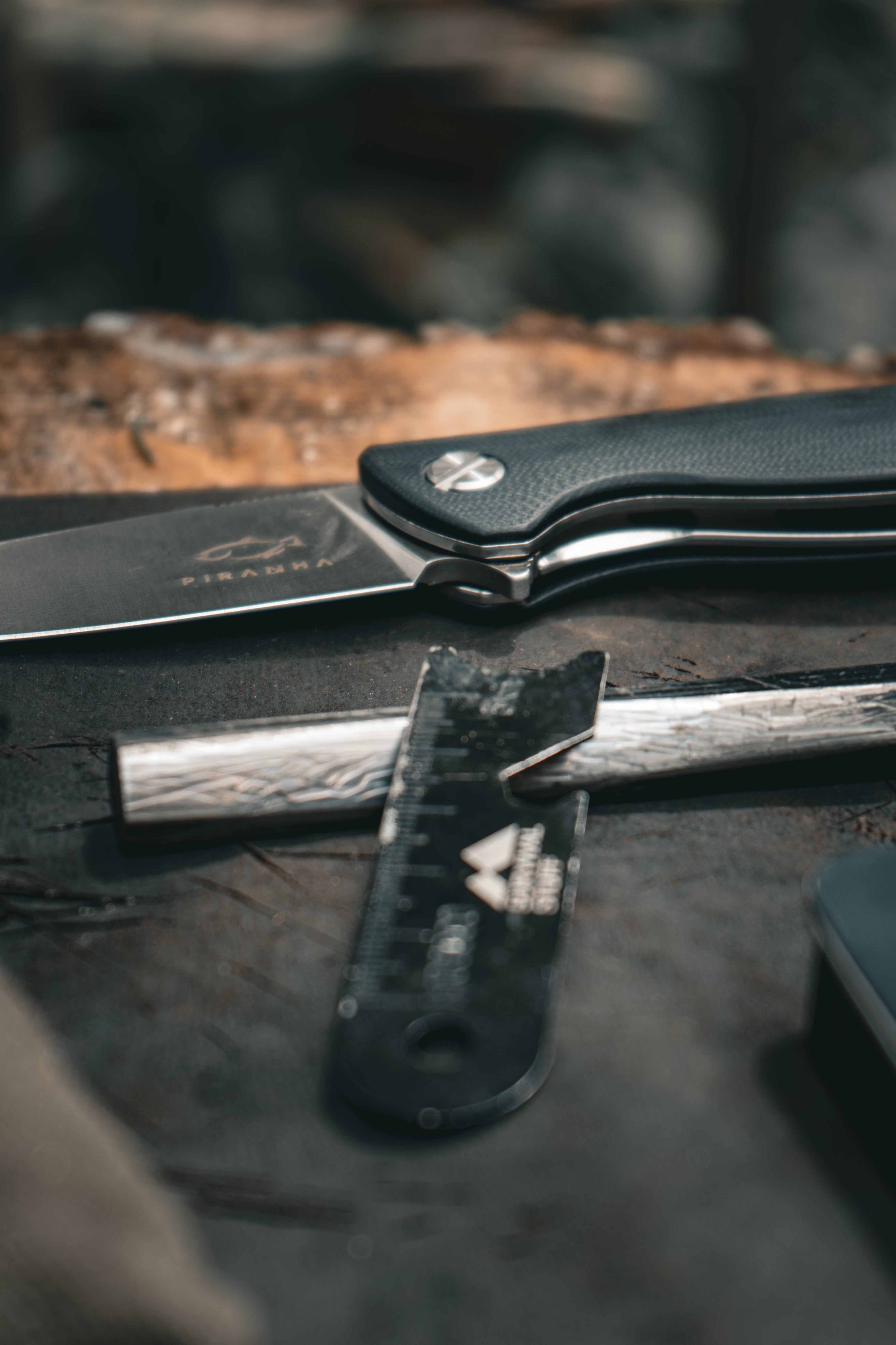 Bushcraft Messer Outdoor – D2 Stahl Klappmesser – Camping Survival Knife – G10 Griff - Silber