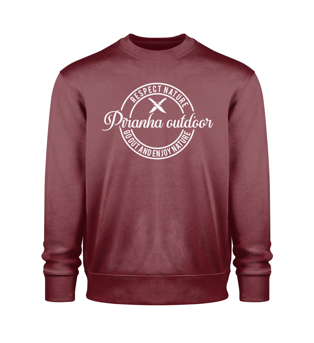 piranha-outdoor-abenteuer-pur-changer-sweatshirt-2-0-st-st Burgundy-6974