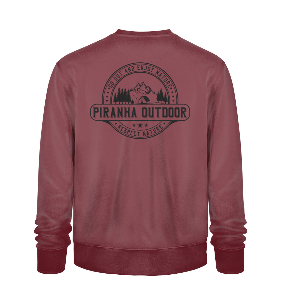 piranha-outdoor-gipfel-erobern-changer-sweatshirt-2-0-st-st Burgundy-6974