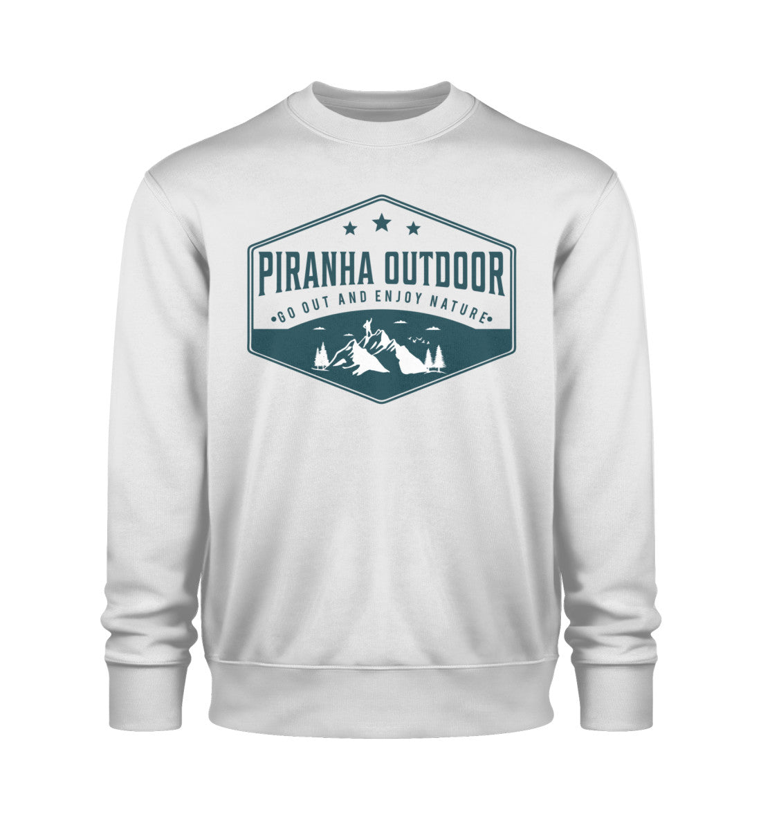 piranha-outdoor-natur-ruhe-changer-sweatshirt-2-0-st-st Heather Grey-6961