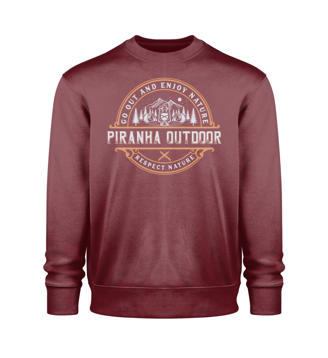 piranha-outdoor-wildnis-entdecken-changer-sweatshirt-2-0-st-st Burgundy-6974